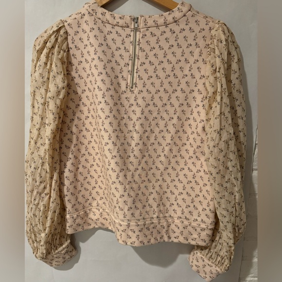 Sea New York FLORAL PUFF SLEEVE BLOUSE - Picture 2 of 3